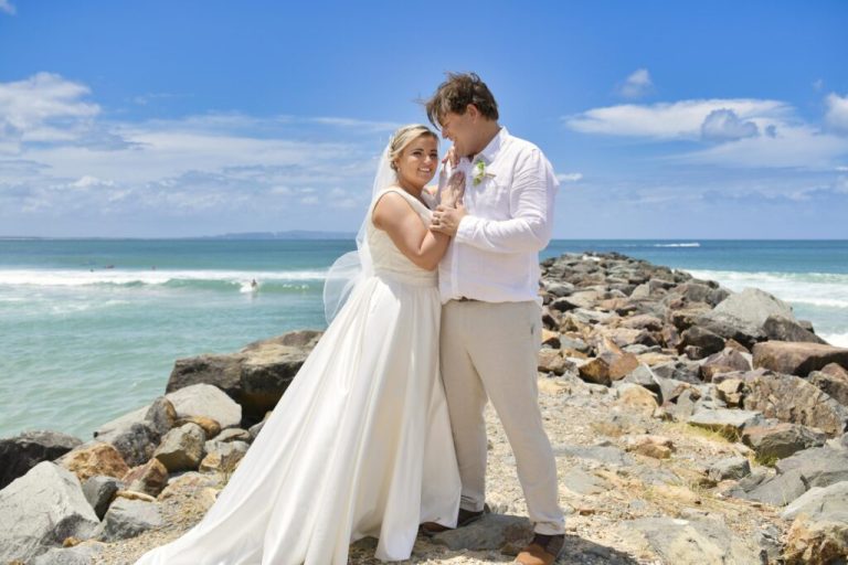 Wedding at Casuarina grove Noosa