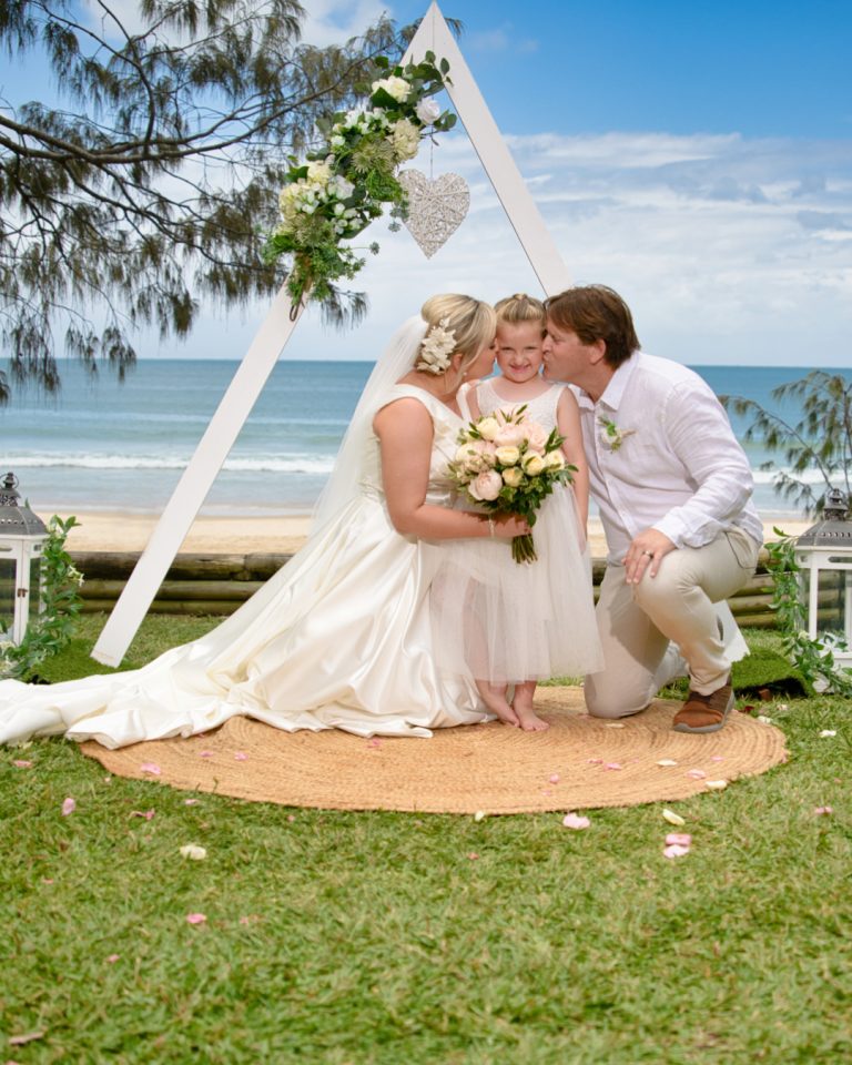 noosa beach elopement wedding photographer