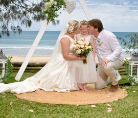 noosa beach elopement wedding photographer